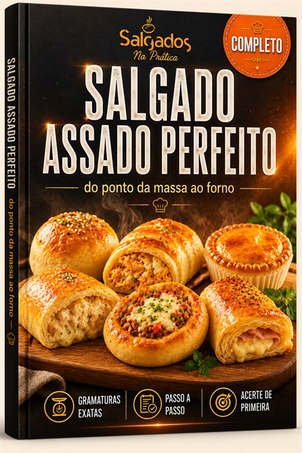 Capa da Cartilha do Salgado Assado Perfeito